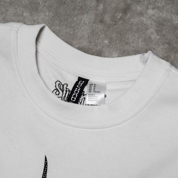 H&M Slipknot White Graphic Print Sweatshirt Womens Size M - Picture 10 of 12